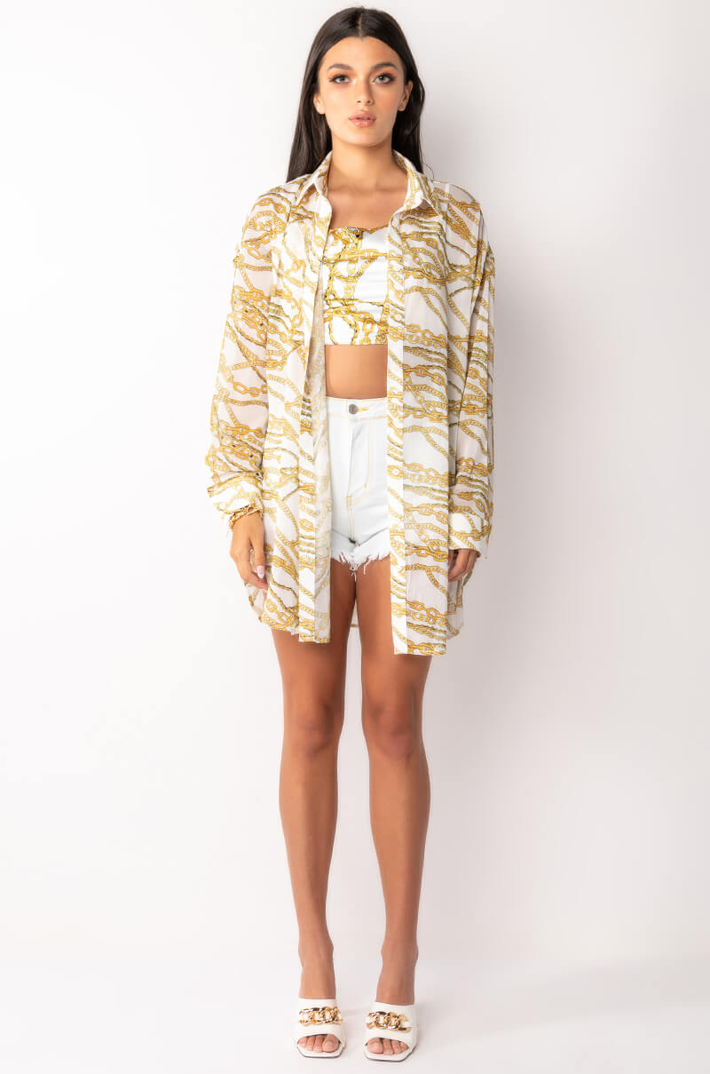 Extra View Link Up Sleeveless Cropped Satin Cowl Neck Tank