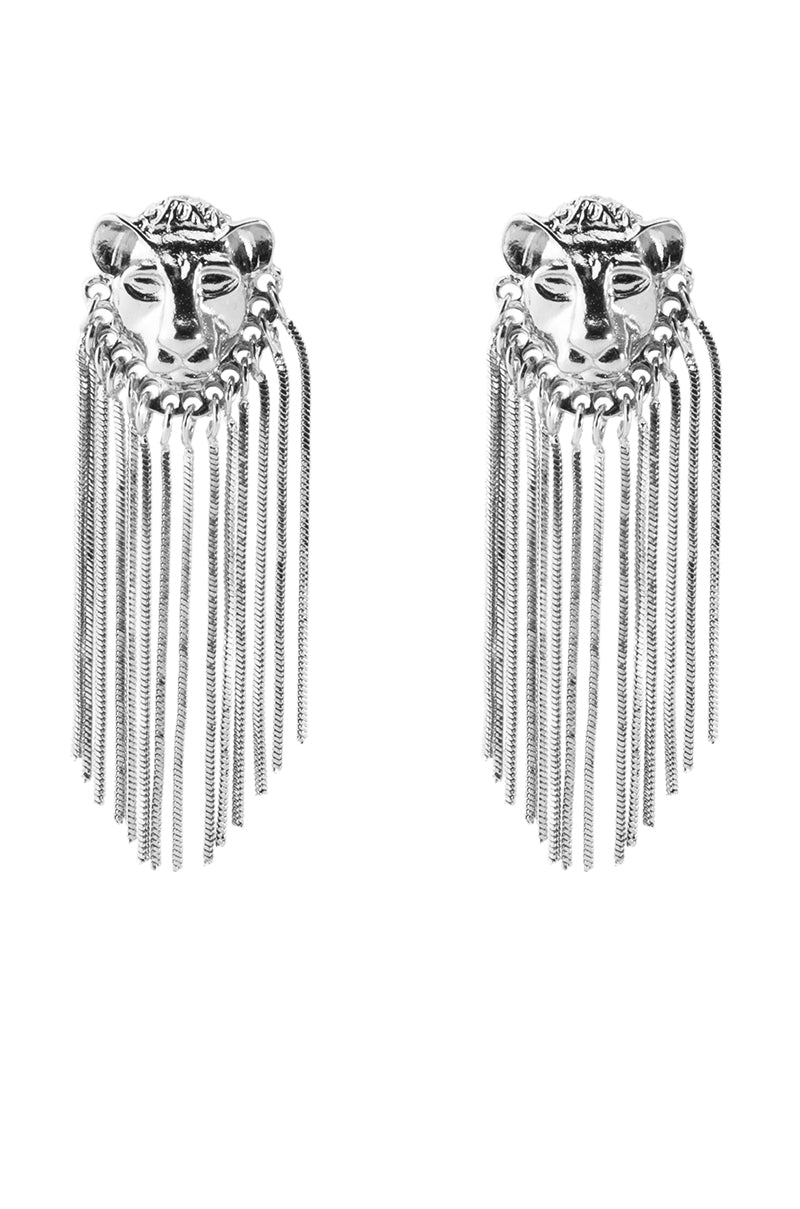 Side View Lion To Me Earring