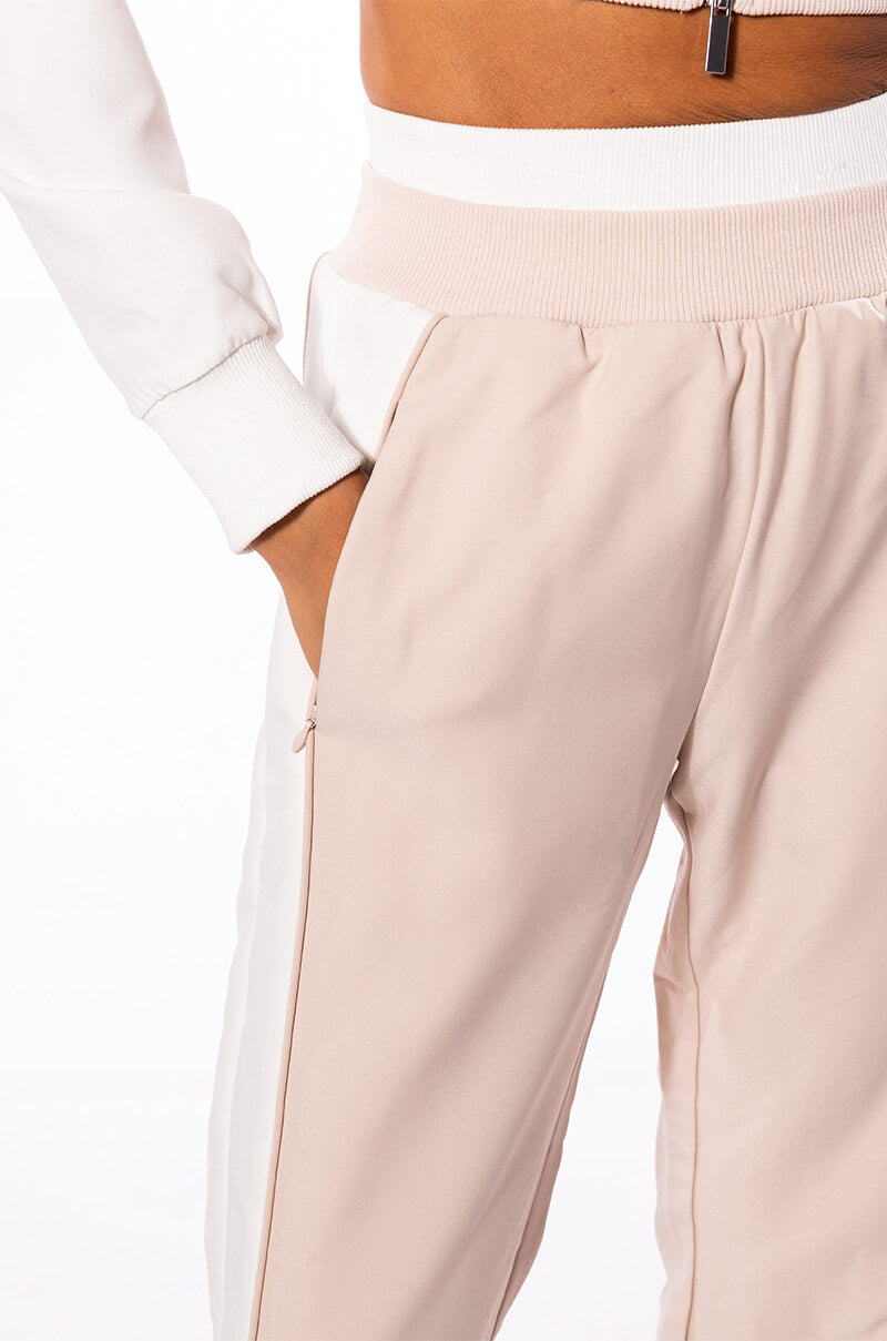 Extra View Listen Up Color Block Wide Leg Sweatpant