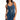 Front View Little Lace Up Flexfit Denim Mini Dress