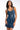 Front View Little Lace Up Flexfit Denim Mini Dress