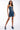 Side View Little Lace Up Flexfit Denim Mini Dress