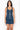 Side View Little Lace Up Flexfit Denim Mini Dress