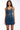 Back View Little Lace Up Flexfit Denim Mini Dress