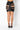 Back View Live A Little Mini Fashion Skirt With Cut Outs in Black