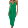 Front View Living For The Sun Knit Maxi Dress