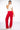 Side View Logan Wide Leg Trouser In Red