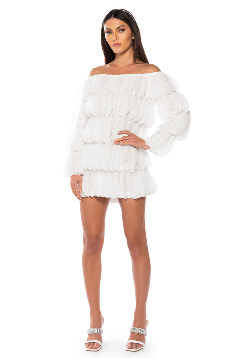 bell lola mini dress LOLA OFF THE SHOULDER MINI DRESS – AKIRA