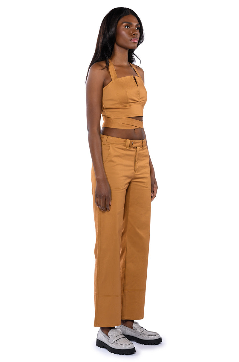 Extra View Londyn Cross Back Wrap Tank Top 10