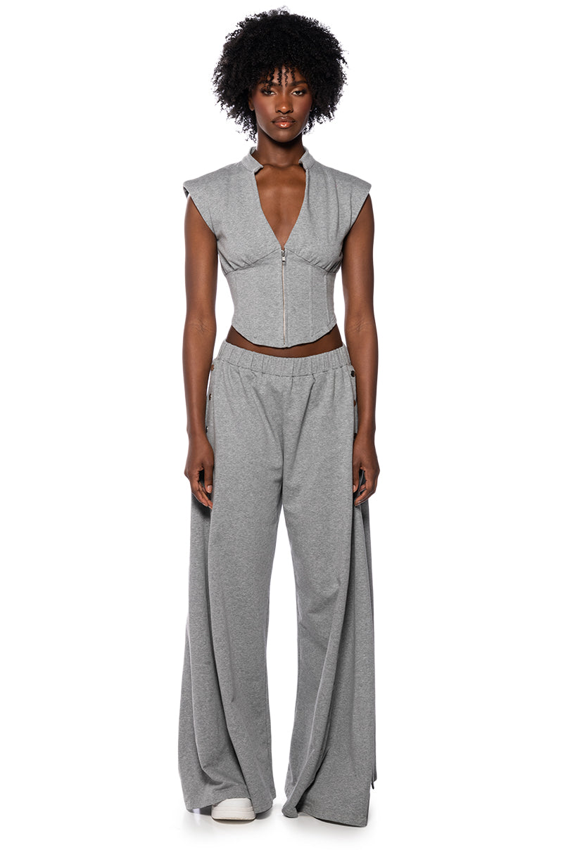 Extra View Londyn Snap Sides Sweatpant