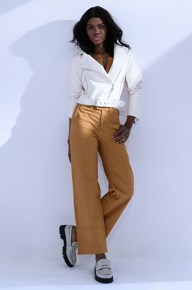 Front View Londyn Wide Leg Trouser