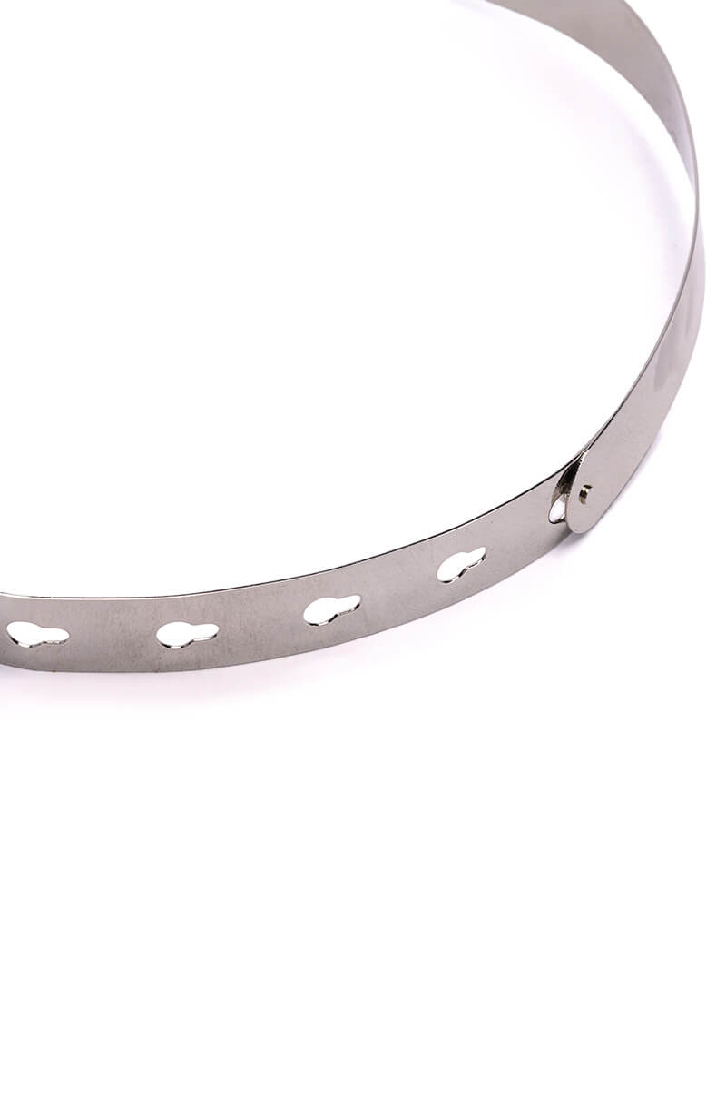 Full View Long Night Metallic Waist Belt 3