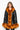 Detail View Long Pleather Jacket With Faux Fur Trim
