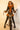 Extra View Long Pleather Jacket With Faux Fur Trim