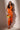 Full View Look Twice Ruched Midi Dress In Orange