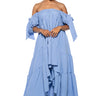 Front View Looking For Love Tiered Maxi Dress