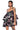 Front View Looking For Lust Ruffle Mini Dress In Camo