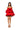 Extra View Looking For Lust Ruffle Mini Dress In Red