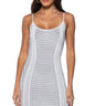 Front View Loosen Up Knit Bodycon Mini Dress