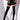 Front View Lorie Gem Embellished Faux Leather Shorts