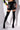 LORIE GEM EMBELLISHED FAUX LEATHER SHORTS view 0