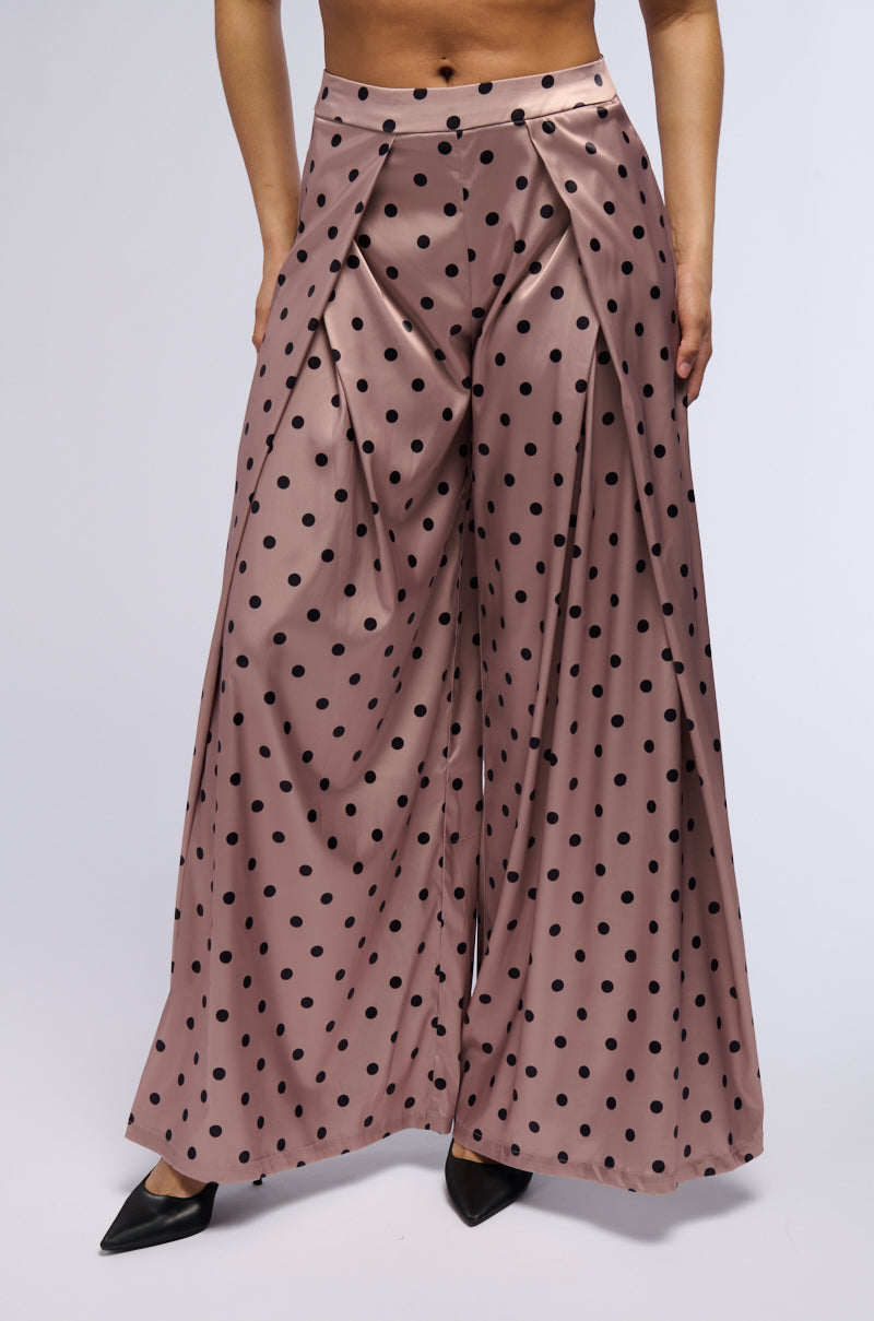 LORRAINE POLKA DOT WIDE LEG TROUSER view 0