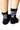 Front View Lost Black Socks