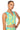 Front View Lost In Time Collared Knit Tank Top In Blue Multi