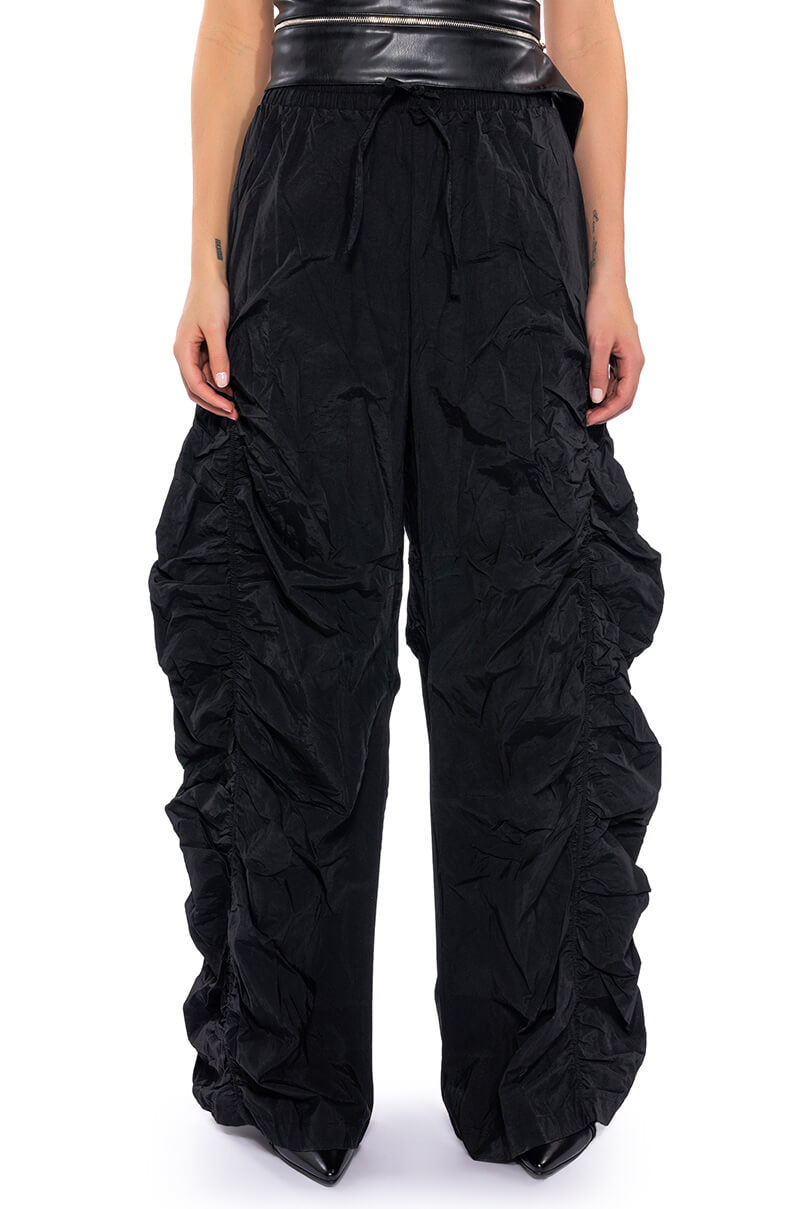 Front View Lotti Ruched Jogger