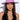 Front View Love Affair Pink Wool Brim Hat