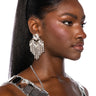 Front View Love Come Down Rhinestone Earring