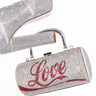 Front View Love Diet Rhinestone Bag