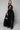 Front View Love In A Hopeless Place Ruffle Detail Halter Maxi Dress in Black