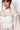 Extra View Love Language Bandage Blouse With Organza Sleeves