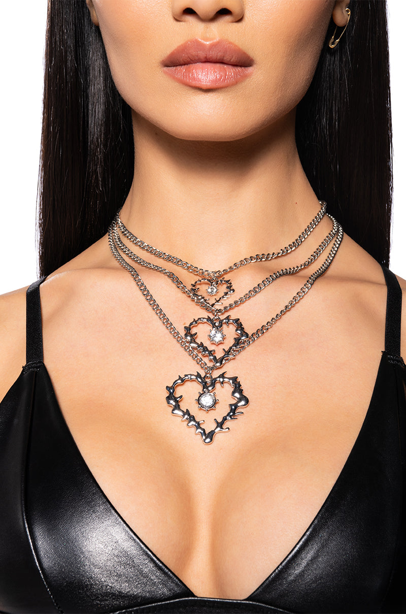 Front View Love Me Not Necklace 0