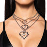 Front View Love Me Not Necklace