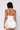 Back View Love Me Or Hate Me Bandage Mini Dress With Ruffle in White