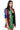 Back View Love On Top Rainbow Metallic Holiday Blazer