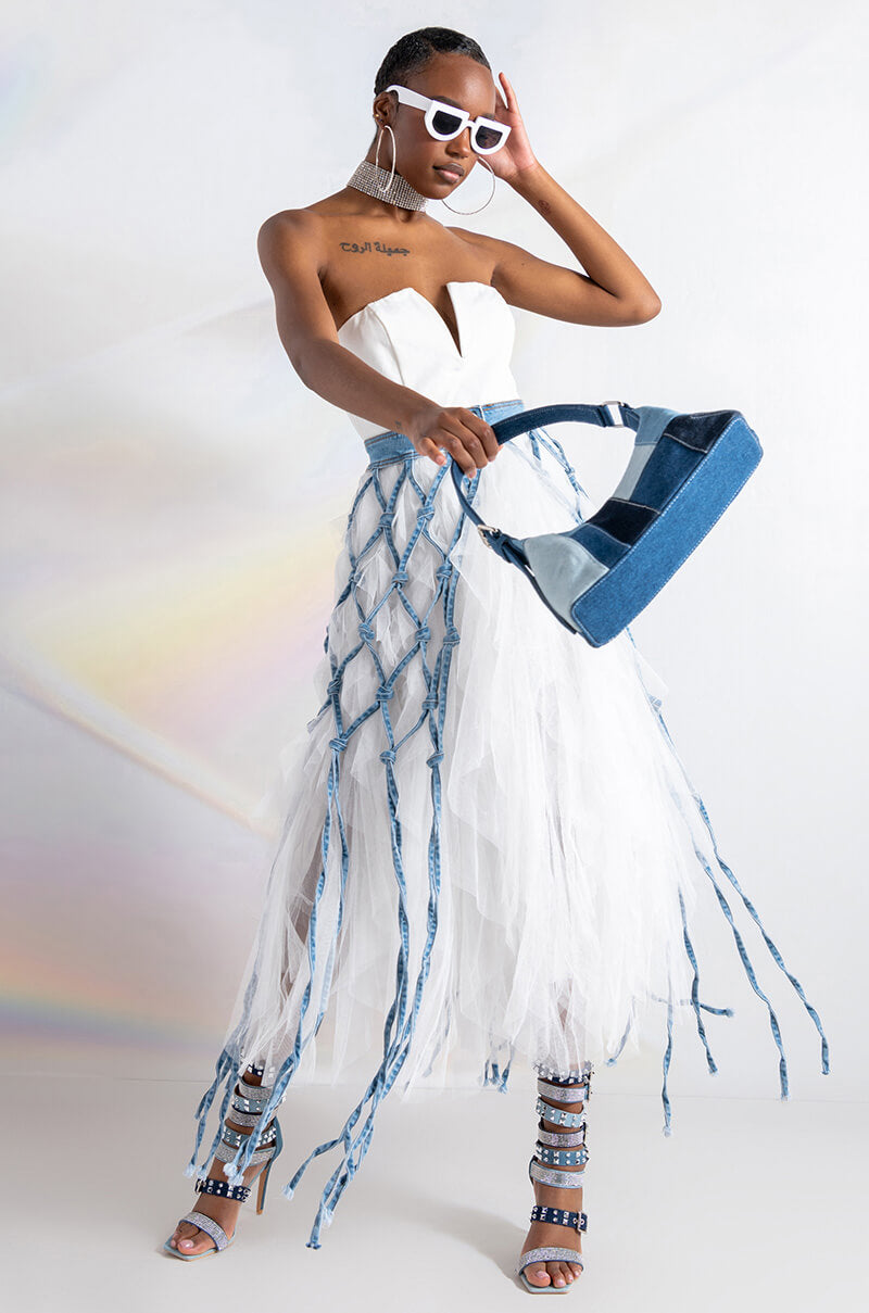 Full View Love Story Maxi Tulle Dress