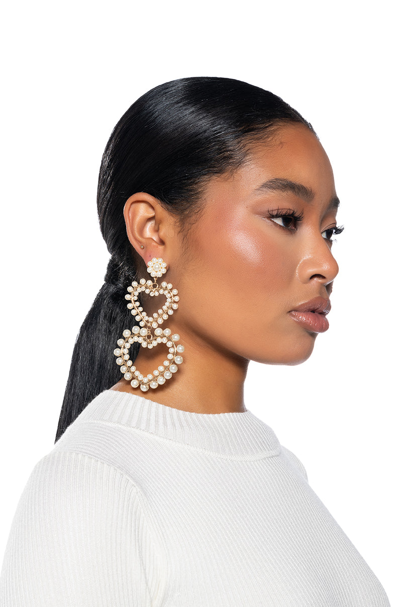 Front View Love You Earring