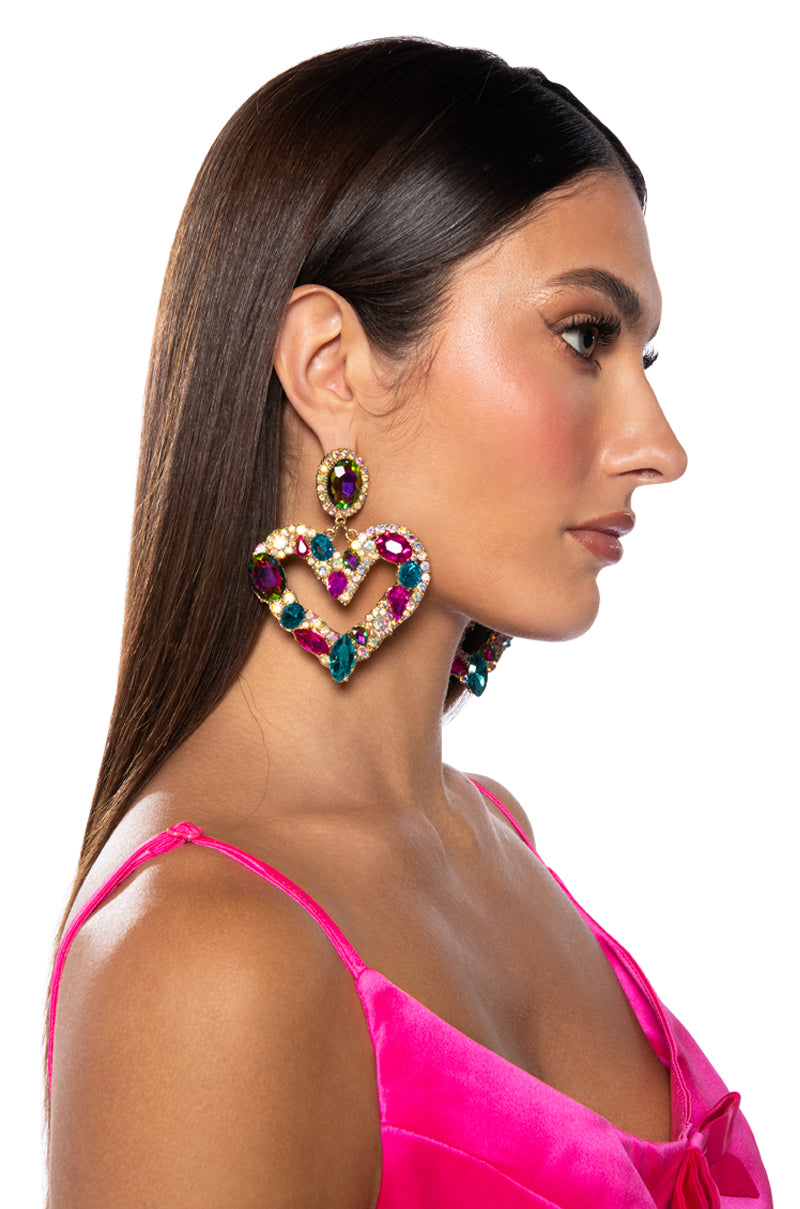 Front View Love You Long Time Earring