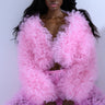 Front View Love You Lou Lou Tulle Jacket In Pink