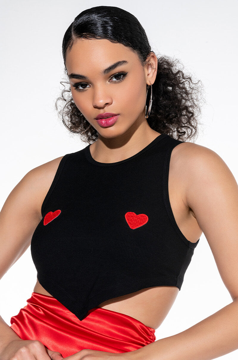 LOVER GIRL CROPPED TANK view 0