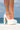 Front View Lovers Lane Patent White Chunky Mary Janes 