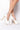 Side View Lovers Lane Patent White Chunky Mary Janes 