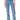 Front View Lucky Number Triple Waistband Straight Leg Jeans