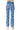 Extra View Lucky Number Triple Waistband Straight Leg Jeans