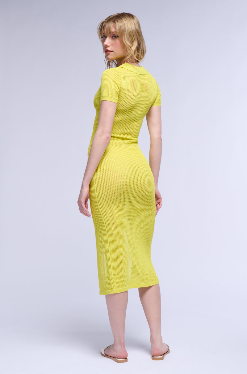 Detail View Lucy Button Front Maxi Dress