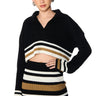 Front View Luella Striped Detail Sweater