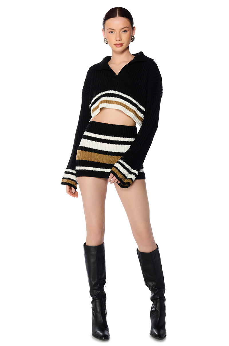 Side View Luella Striped Detail Sweater